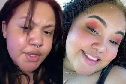 Девушка изменила себя до неузнаваемости с помощью макияжа (ВИДЕО)