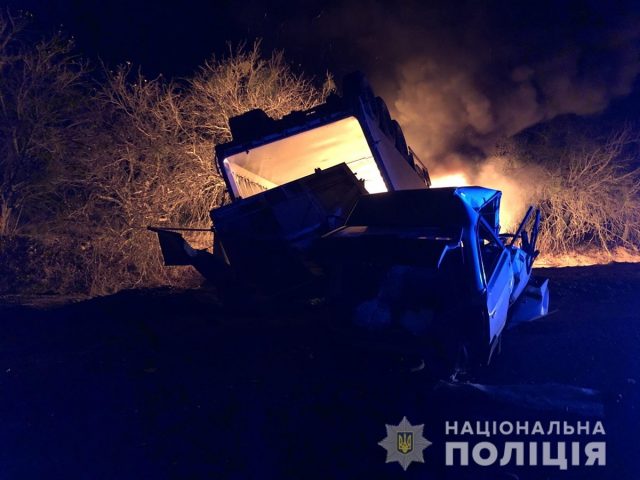 В Черкасской области столкнулись грузовик и «Жигули»: трое погибших