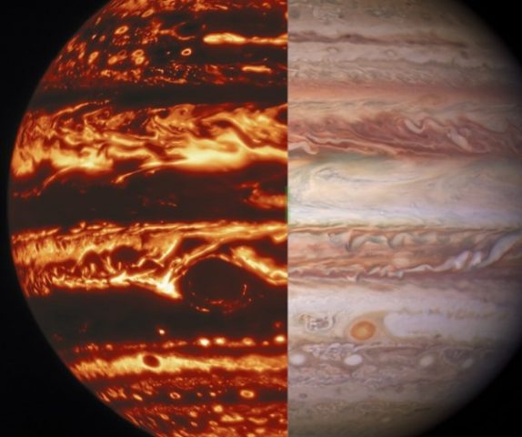 NASA вперые показало 3D-изображение атмосферы Юпитера (ФОТО)