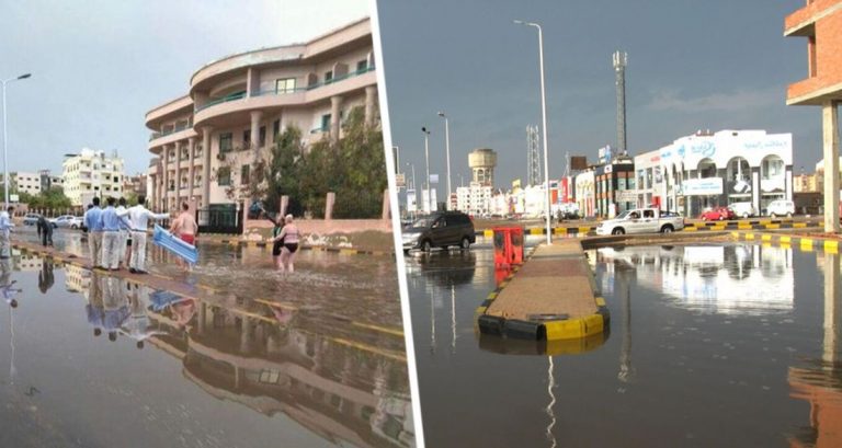 Популярный египетский курорт ушел под воду: ввели ЧП (ФОТО)