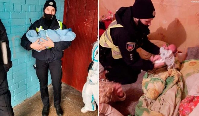 Пьяная женщина в Черкассах уснула, лежа на младенце (ФОТО)