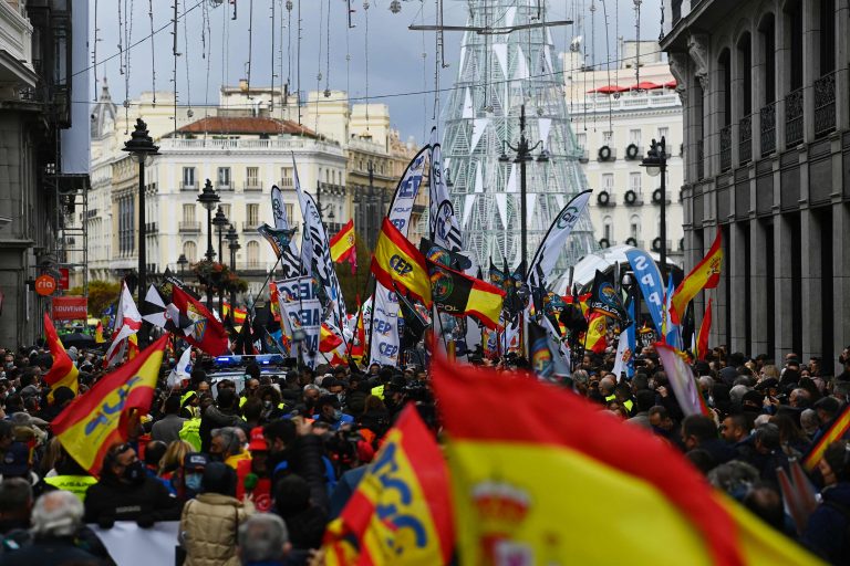 В Мадриде полицейские вышли на протест против закона о безопасности (ФОТО)