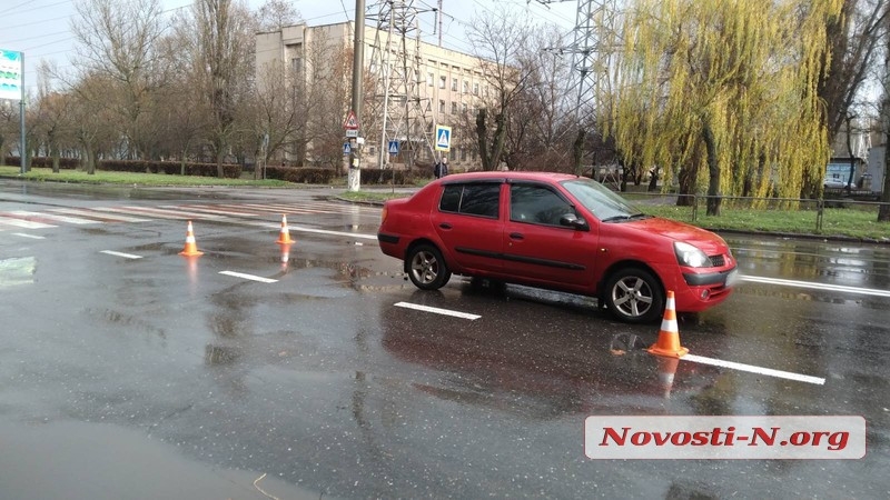 В Николаеве Renault сбил на переходе бабушку с детьми (ФОТО)