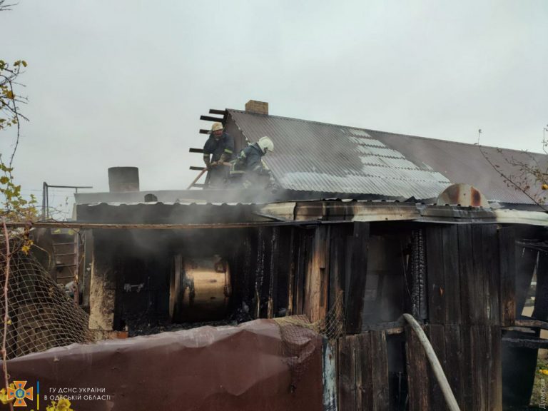 В селе Одесской области спасатели ликвидировали пожар в частном доме (ФОТО)