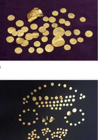 В Великобритании нашли крупный клад золотых монет, которым 1400 лет (ФОТО)