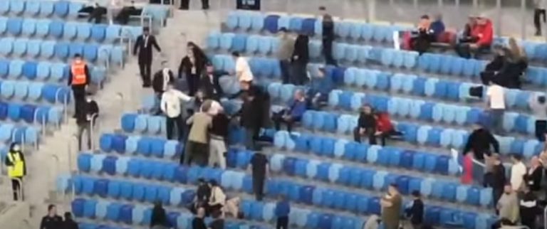На матче россиян с Кипром болельщики устроили массовую драку (ФОТО, ВИДЕО)