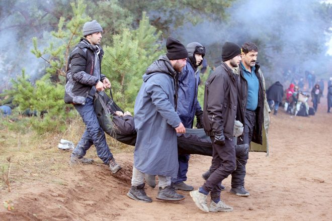 У границы с Беларусью найдено тело сирийского мигранта