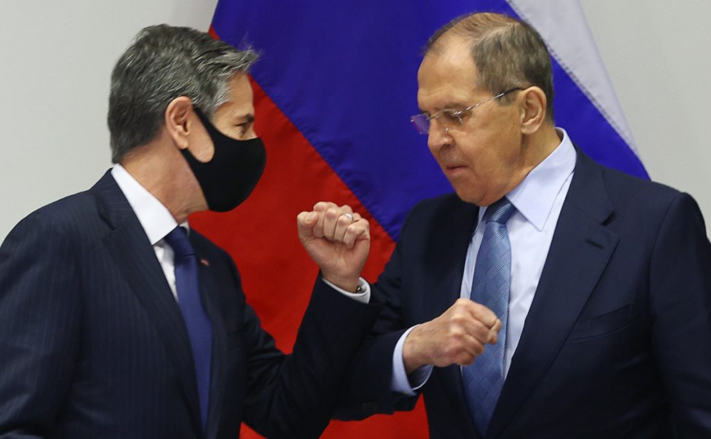 Блинкен и Лавров устроили «горячий спор» по Украине