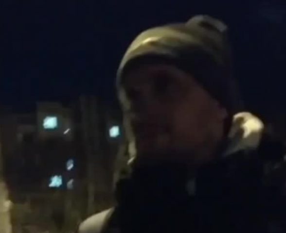 В Киеве задули газовым баллончиком педофила (ВИДЕО)