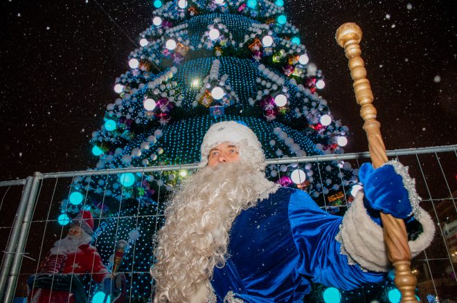 Открытие новогодней елки в Харькове