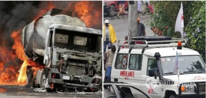 На Гаити взорвался бензовоз: 60 жертв (ВИДЕО)