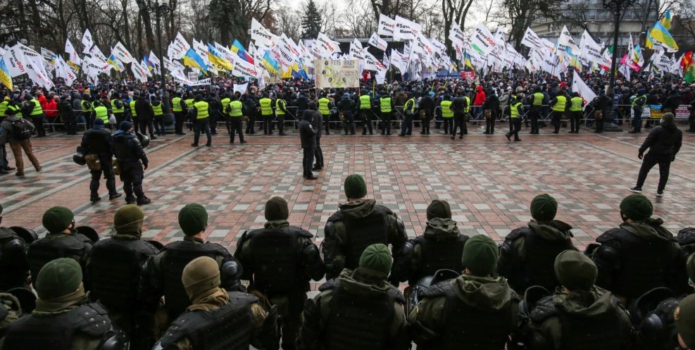 Протесты ФОПов под Верховной Радой: как все происходило