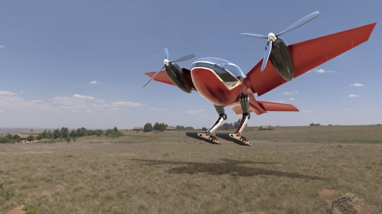 Стартап представил одноместный самолет в виде птицы (ФОТО, ВИДЕО)
