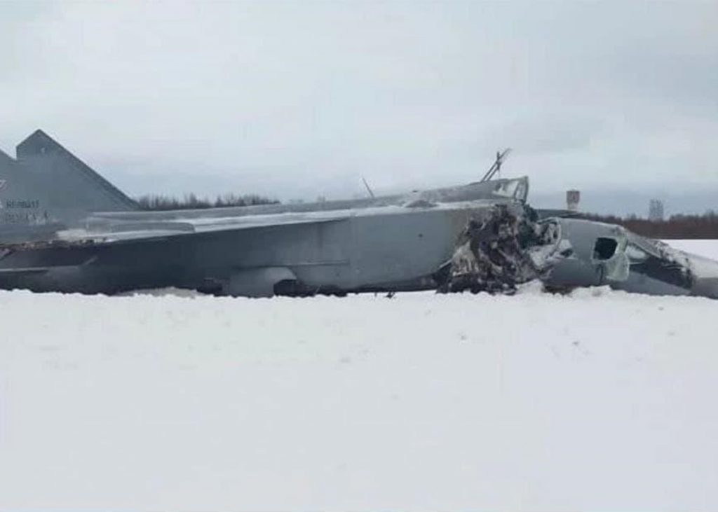 В России при попытке взлета развалился МиГ-31