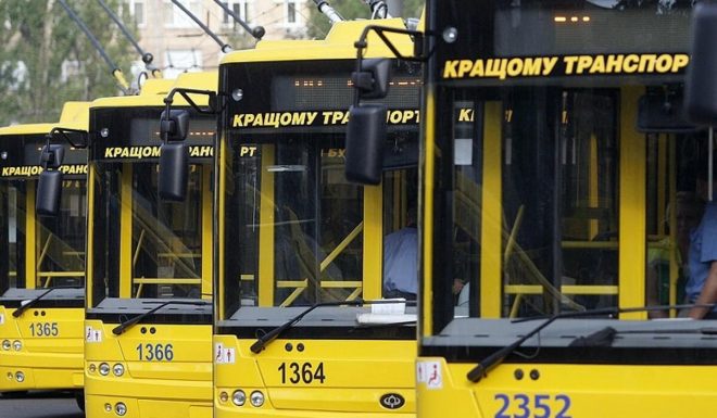 В Киеве произошел сбой в работе трамваев и троллейбусов