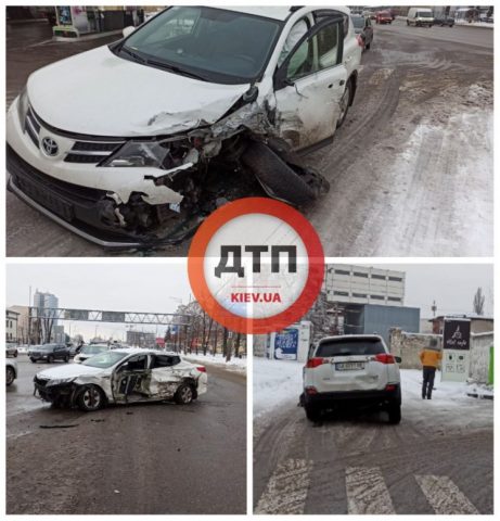 В Киеве пьяный водитель вылетел на встречку и разбил несколько авто (ФОТО, ВИДЕО)