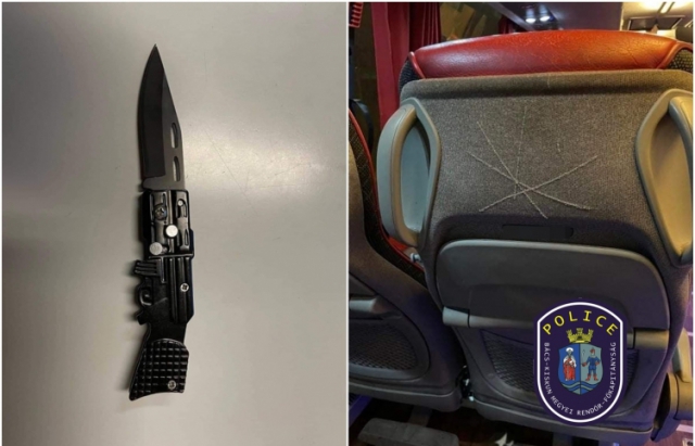 В автобусе в Будапешт мужчина угрожал пассажирам и водителю ножом (ФОТО)