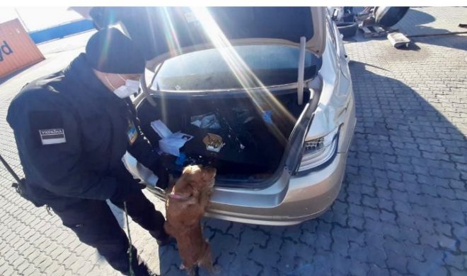В Одессе пограничники в авто нашли боеприпасы (ФОТО, ВИДЕО)