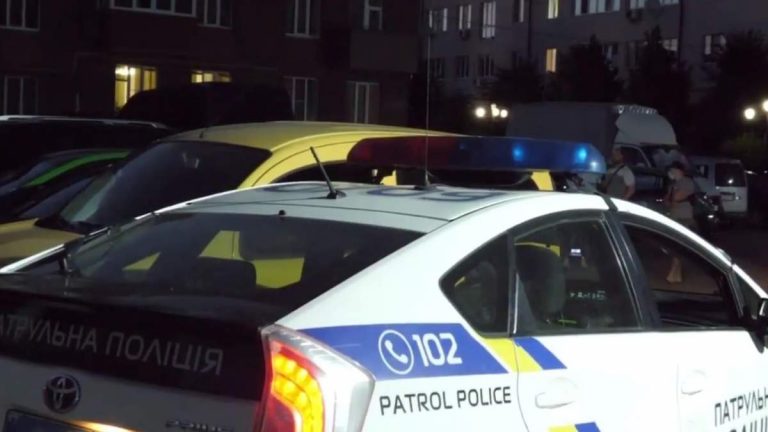 Под Харьковом водитель авто напал на полицейского (ФОТО)