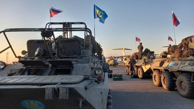 Силы ОДКБ завершили развертывание войск в Казахстане