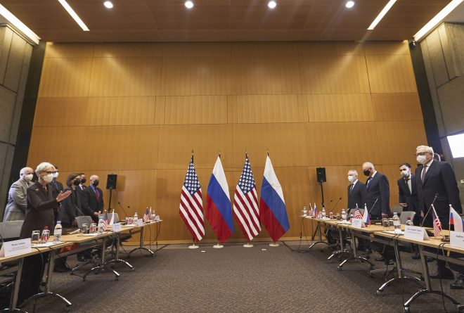 В Женеве стартовали переговоры России и США по «гарантиям безопасности» (ФОТО)