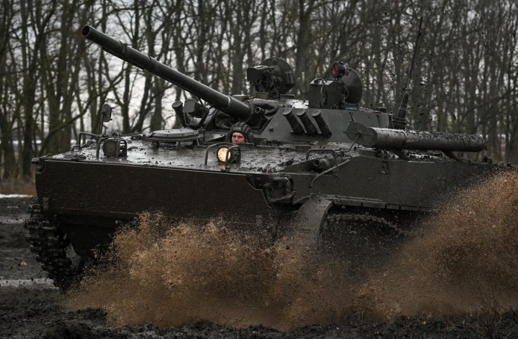 Российские военные «забыли» о своем танке на Николаевщине  