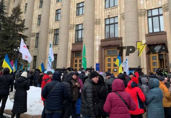 В ряде городов ФОПы выходили на акцию протеста (ФОТО, ВИДЕО)