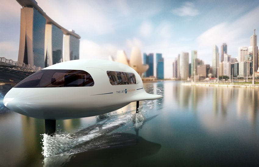 Швейцарский стартап представил концепт «летающей» яхты (ФОТО)