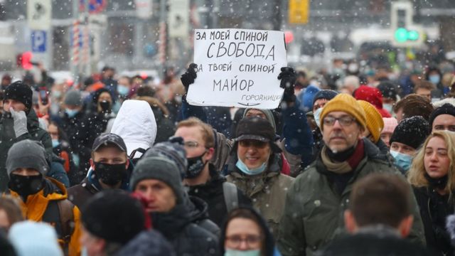 У Навального призвали россиян выходить на акции протеста против войны с Украиной