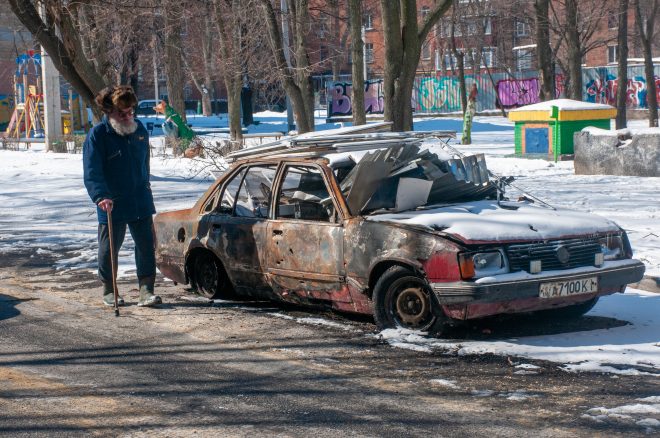 Харьков: 17-й день войны &#8212; оккупанты разгромили трамвайное депо