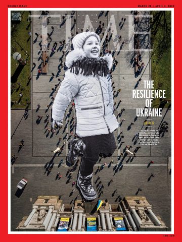 Журнал TIME посвятил обложку 5-летней девочке из Кривого Рога: &#171;Стойкость Украины!&#187;
