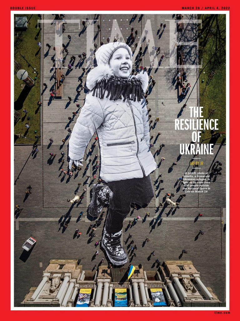 Журнал TIME посвятил обложку 5-летней девочке из Кривого Рога: &#8220;Стойкость Украины!&#8221;