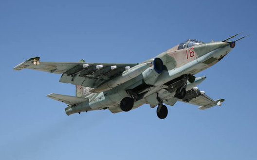В небе над Харьковом уничтожили боевой штурмовик россиян СУ-25