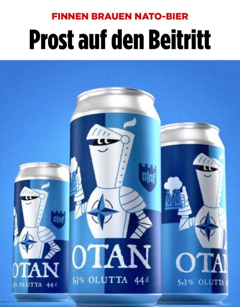 В Финляндии выпустили пиво &#8220;Otan olutta&#8221; в честь вступления в НАТО
