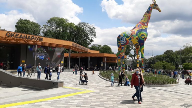 Киевский зоопарк снова открыл двери для посетителей