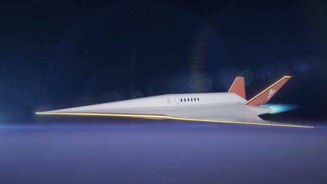 В США представлен новый гиперзвуковой самолет, способный долететь от Лос-Анджелеса до Токио за час