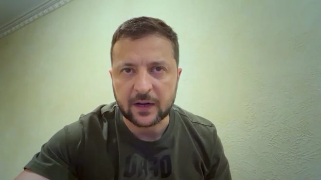 Владимир Зеленский опубликовал вечернее видеообращение