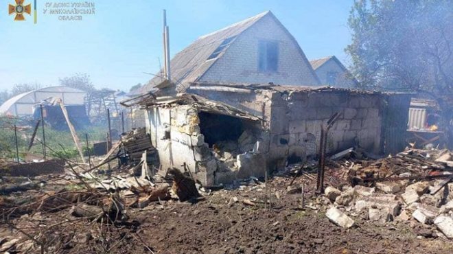 Николаевская область оказалась под ракетным ударом: повреждены сельхозпредпрятия, горели поля