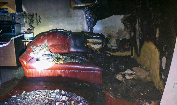 В многоэтажке в Броварах загорелась квартира