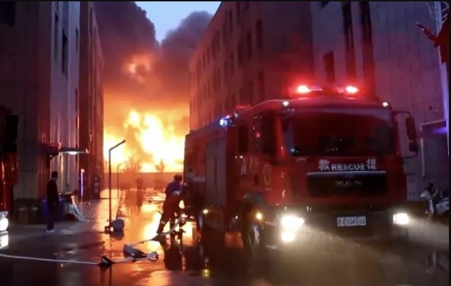 На заводе в Китае произошел пожар: 36 погибших