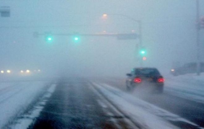 На Прикарпатье &#8211; штормовое предупреждение: густой туман и гололед