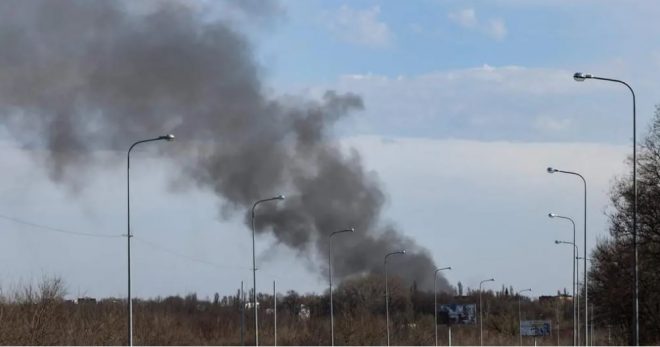 РФ атаковала Черкасскую область двумя ракетами: произошел пожар &#8212; ОВА