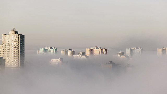 В Киеве ухудшилось качество воздуха на левом берегу