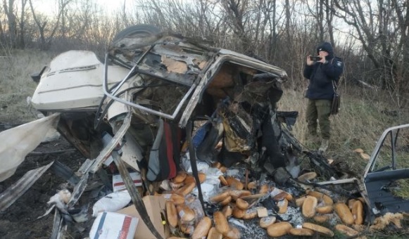 Автомобиль с хлебом в Харьковской области подорвался на мине: двое человек погибли