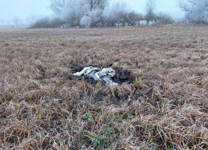 В Молдове нашли боеголовку ракеты, сбитой во время обстрела из РФ