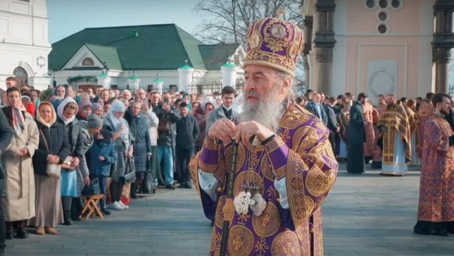 В Киево-Печерской лавре прошло формально последнее воскресное богослужение УПЦ