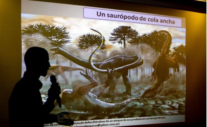 Из-за останков громадного динозавра в Аргентине произошло ДТП