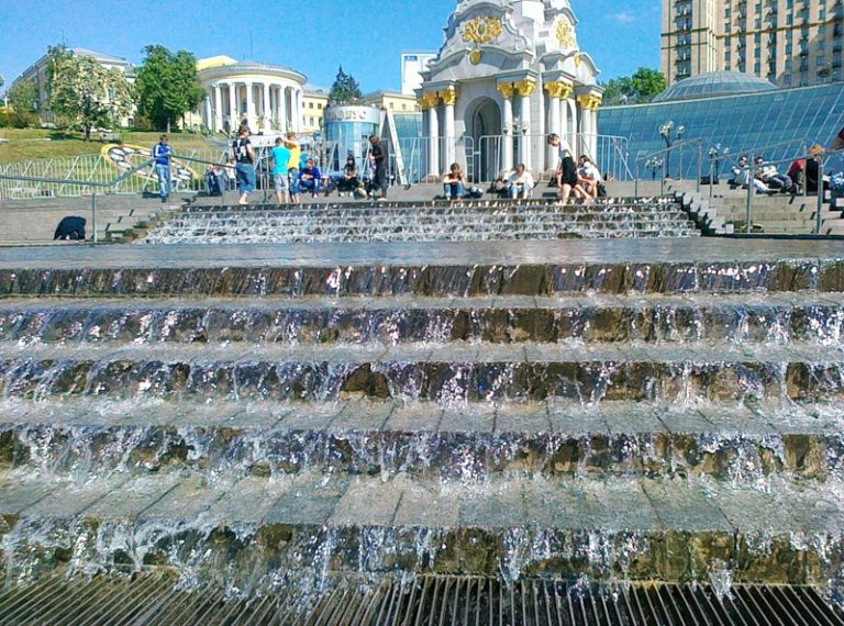 В Киеве фонтаны на Майдане Незалежности не включат