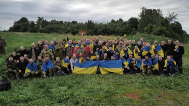 Украина вернула из плена 95 защитников Мариуполя и Бахмута