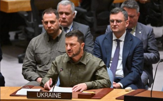На заседании ГА ООН Зеленский потребовал вывода войск РФ из Украины: тезисы его речи